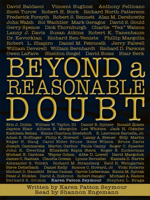Title details for It's Beyond a Reasonable Doubt That Our Nation's Prosecutors and Judges Deserve a Raise by Karen Patton Seymour - Wait list
